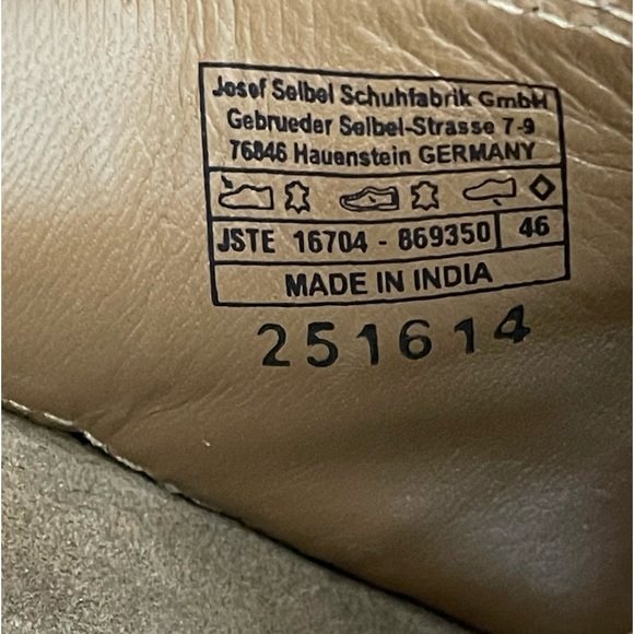 Josef Seibel John 04 leather comfort, cushion, slip on sandal mens - Picture 8 of 10